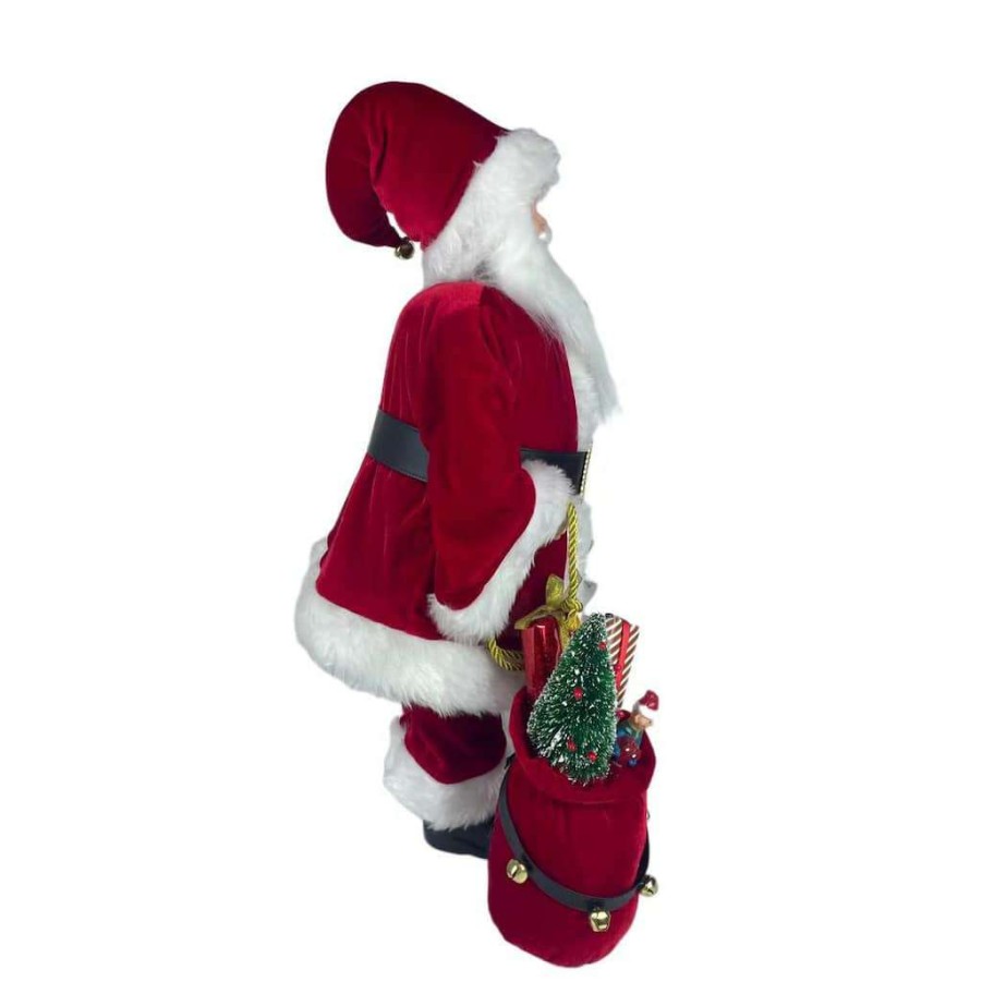 Mistletoe * | Brand New 24 Traditional Santa With List Tabletop Accent By Ashland