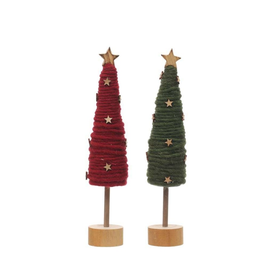 Christmas Cottage * | Best Pirce Assorted 13 Wool Tabletop Tree By Ashland