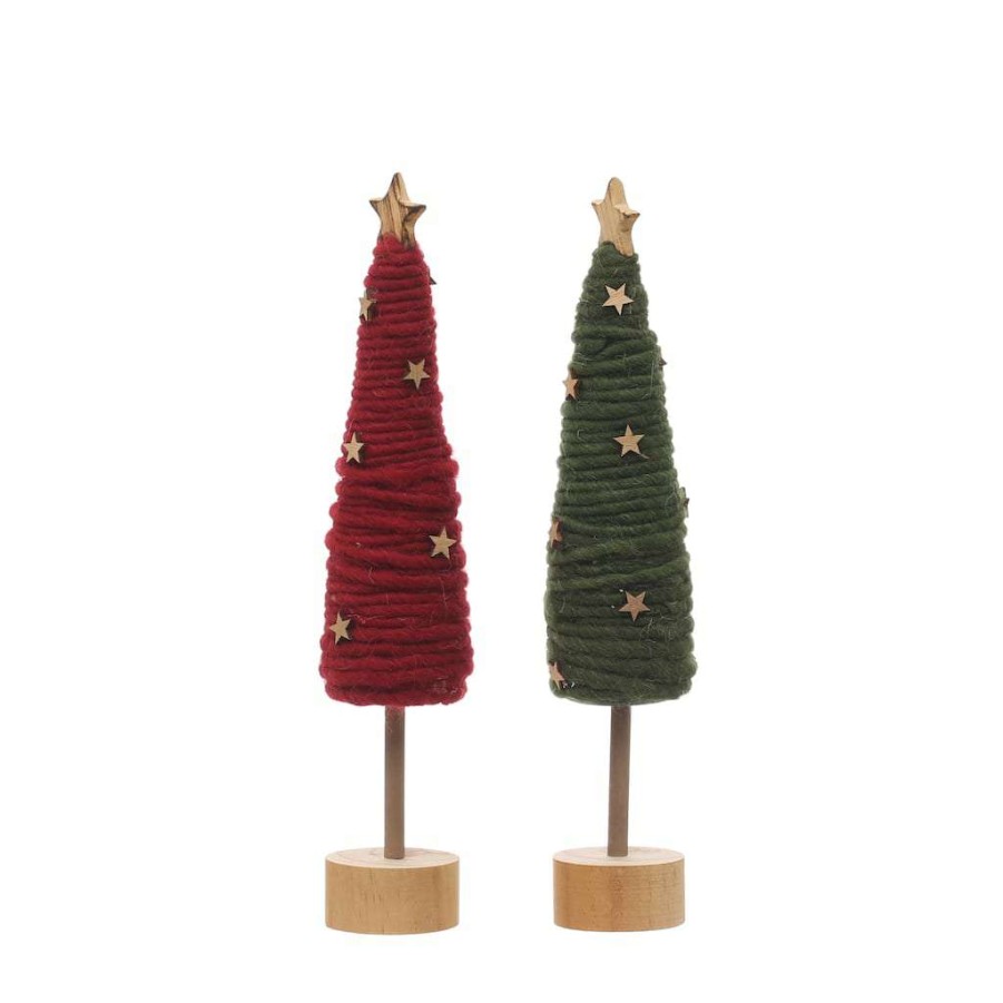 Christmas Cottage * | Best Pirce Assorted 13 Wool Tabletop Tree By Ashland