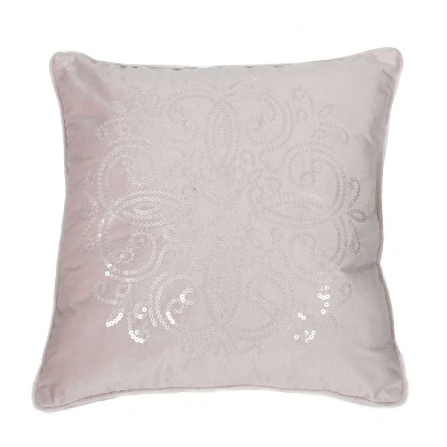 Holiday Romance * | Hot Sale 15" Pink Sequin Pillow By Ashland