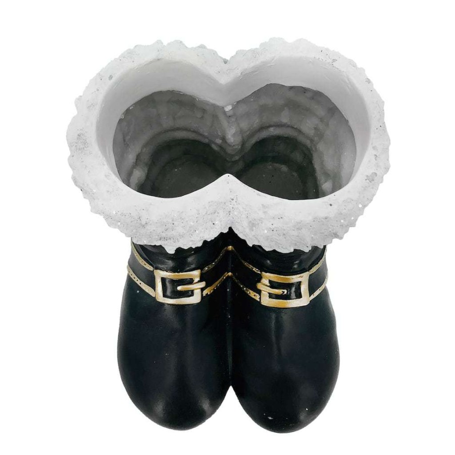 Mistletoe * | Hot Sale 7" Santa Boots Tabletop Decor By Ashland