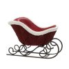 Christmas Cottage * | Promo 9.5 Red Tabletop Sleigh By Ashland