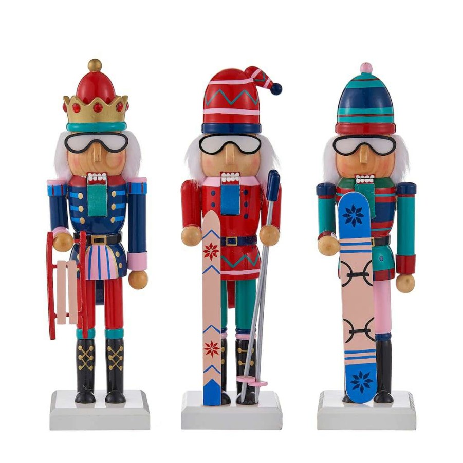 North Pole Journey * | Top 10 Assorted 10 Winter Sports Nutcracker By Ashland