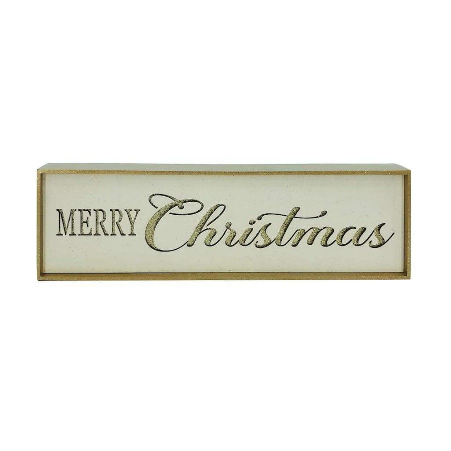 Holiday Romance * | Best Pirce Assorted 18 Holiday Sentiment Tabletop Sign By Ashland