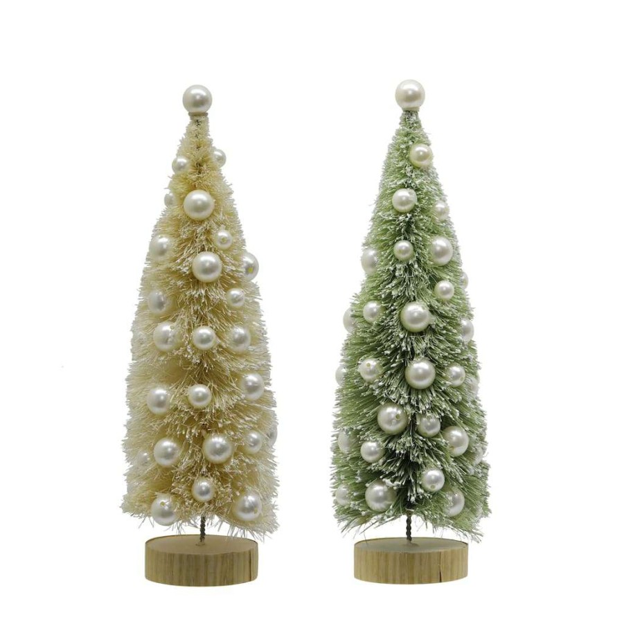 Holiday Romance * | Cheap Assorted 11.5 Pearl Christmas Tree Decoration By Ashland