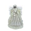 Holiday Romance * | Top 10 16 Angel In Silver & White Striped Robes By Ashland