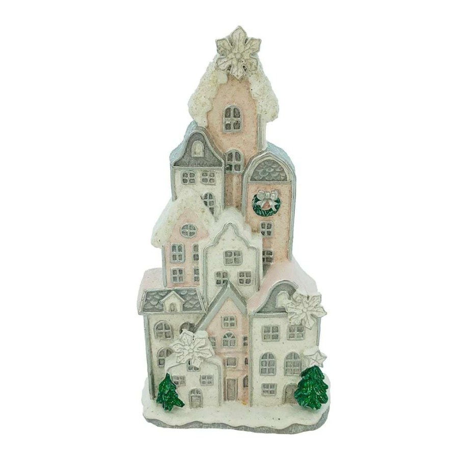 Holiday Romance * | Coupon Assorted 8.5 Christmas Tabletop House By Ashland