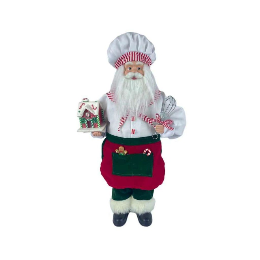 North Pole Journey * | Coupon 18 Baker Santa Tabletop Figure By Ashland