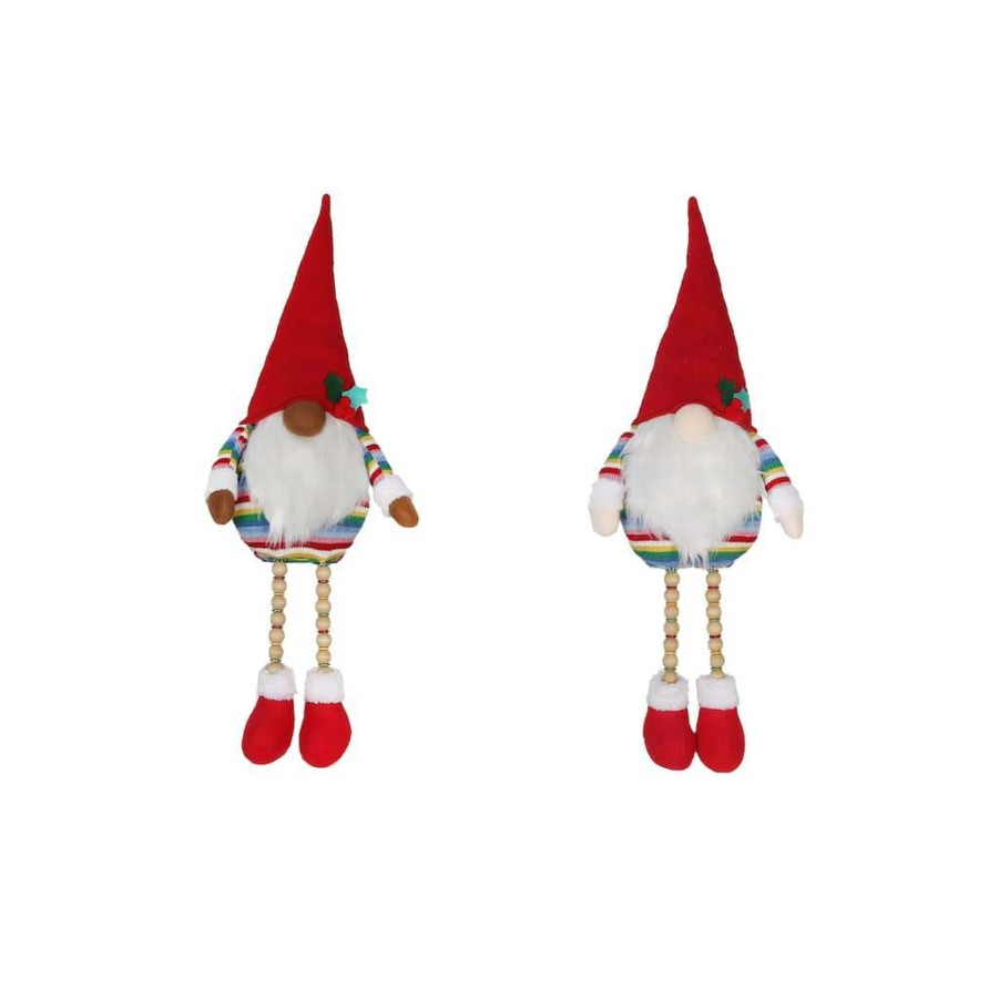 North Pole Journey * | Wholesale Assorted 26 Gnome With Dangle Legs Decoration By Ashland