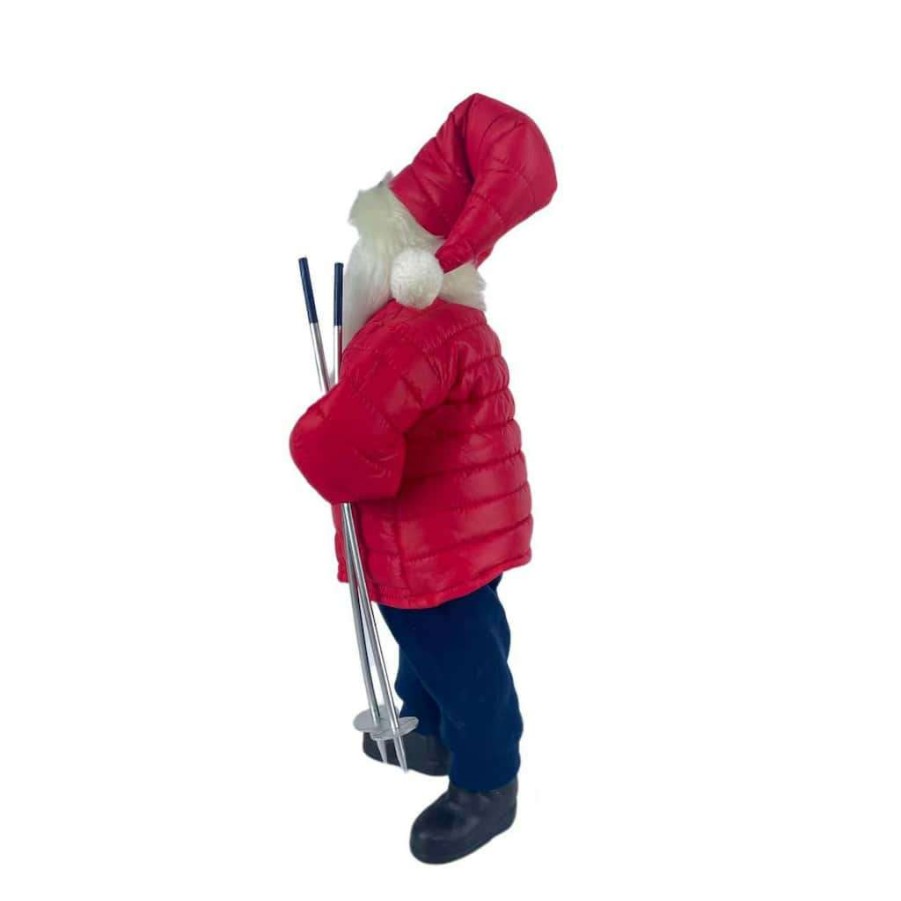 North Pole Journey * | Best Reviews Of 18 Ski Santa Tabletop Figure By Ashland