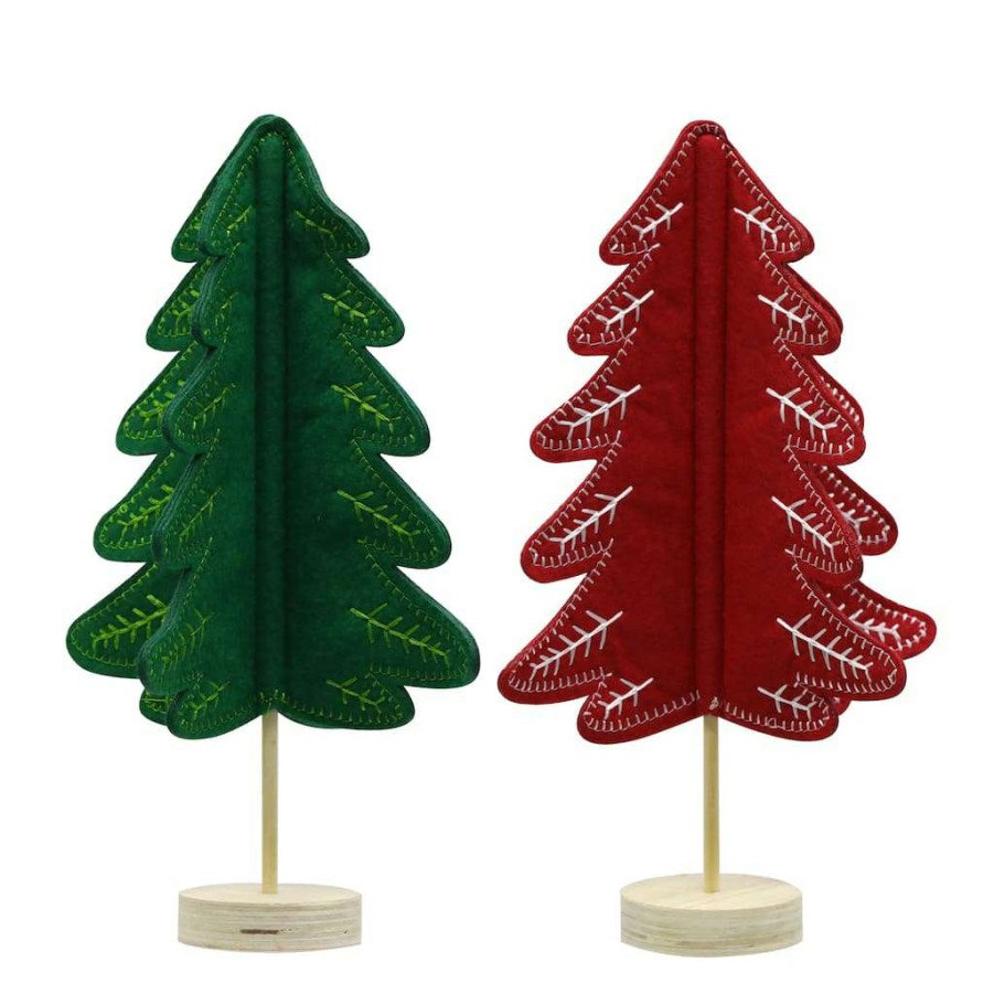 North Pole Journey * | Wholesale Assorted 12 Mini Tabletop Christmas Tree By Ashland