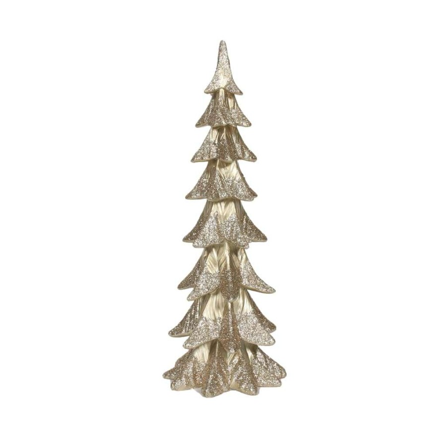 Holiday Romance * | Best Reviews Of 16" Large Glitter Christmas Tree Tabletop Decor By Ashland