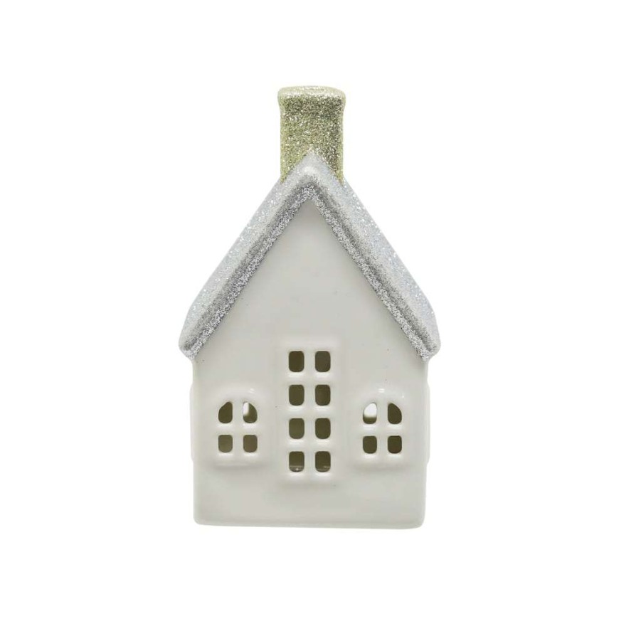 Holiday Romance * | New Assorted 6 Ceramic Tabletop House By Ashland