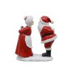 Mistletoe * | Best Sale 7 Santa Couple Tabletop Decor By Ashland