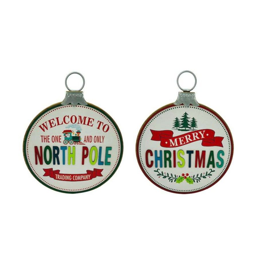 North Pole Journey * | Discount Assorted Christmas Wall Ornament By Ashland