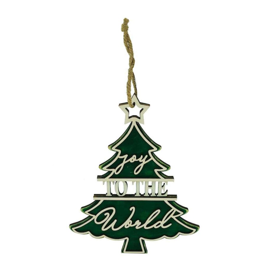 Christmas Cottage * | Cheapest Assorted Christmas Tree Wall Hanging By Ashland