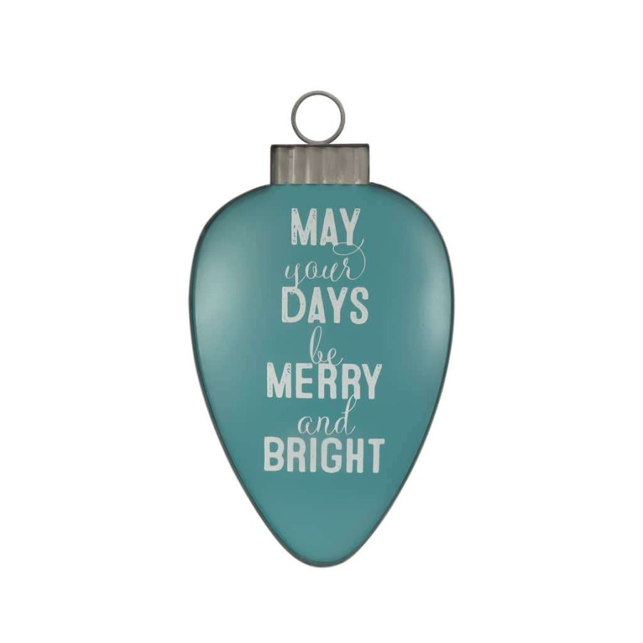 North Pole Journey * | Best Reviews Of May Your Days Be Merry & Bright Ornament Wall Sign By Ashland