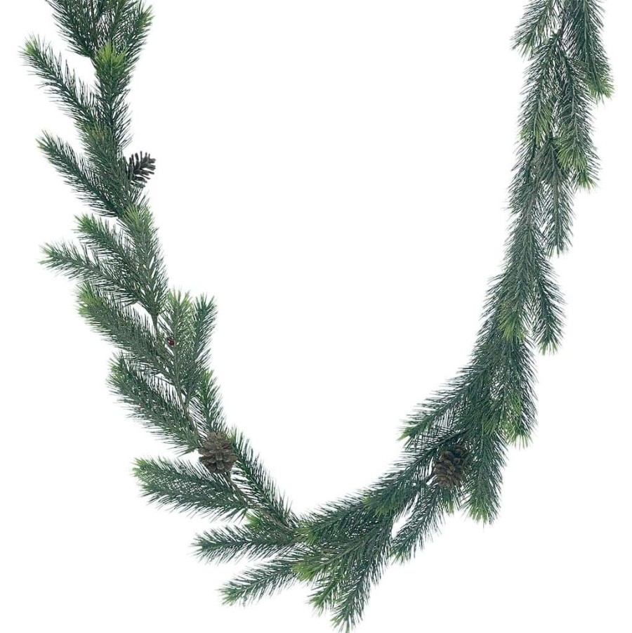 Christmas Garlands * | Top 10 6Ft. Shimmery Scots Pine Garland By Ashland