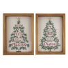 Christmas Cottage * | Brand New Assorted 8 Christmas Tree Tabletop Sign By Ashland