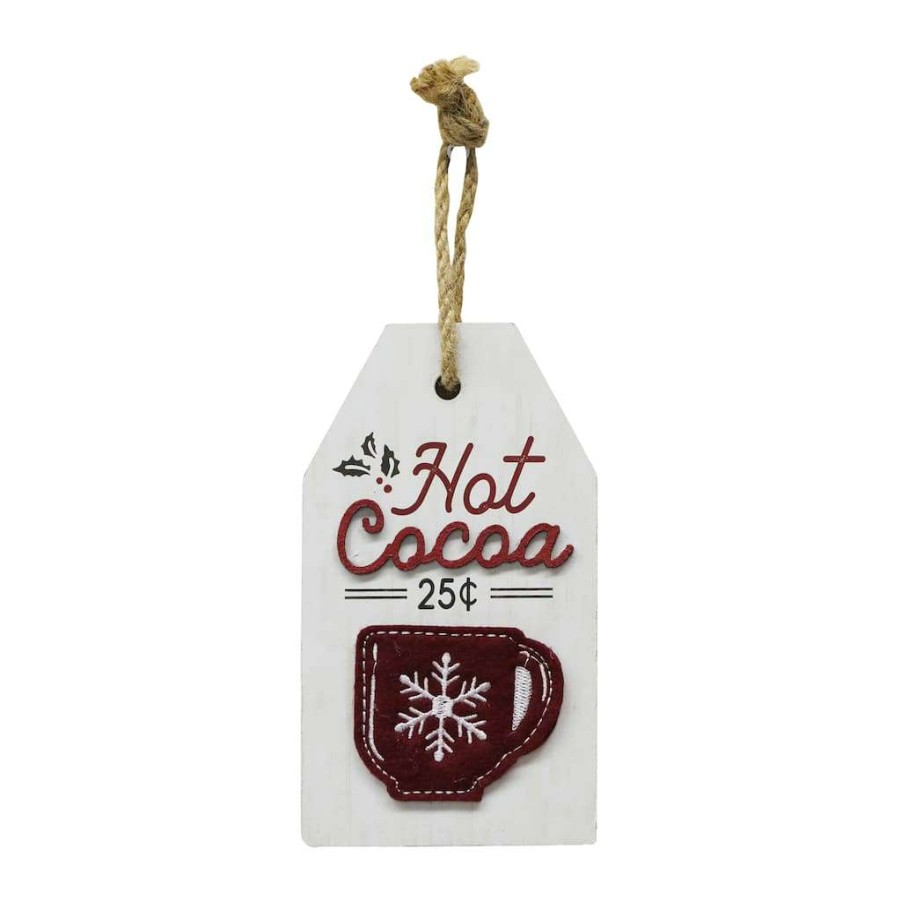 Christmas Cottage * | Hot Sale Assorted Christmas Wall Tag By Ashland