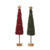 Christmas Cottage * | Cheapest Assorted 18.5 Wool Tabletop Tree By Ashland