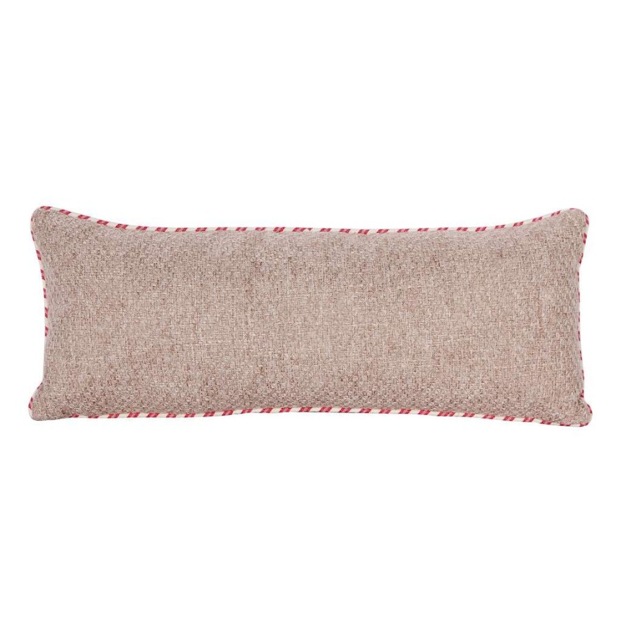 Christmas Cottage * | Top 10 Merry Lumbar Pillow By Ashland