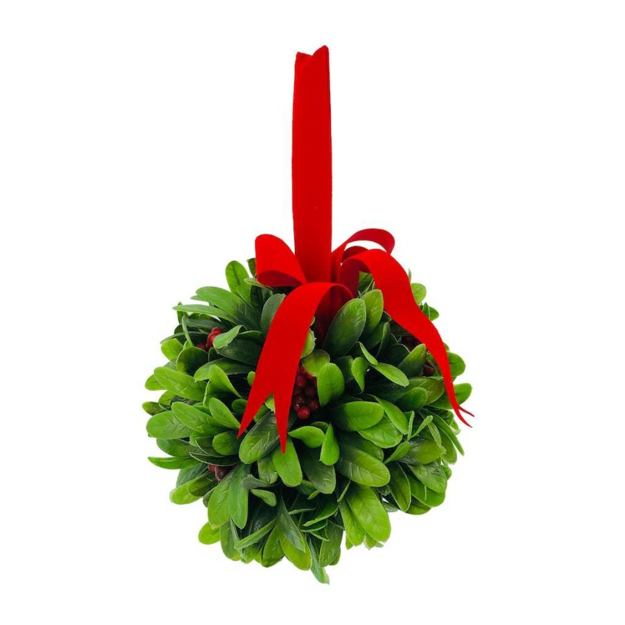 Mistletoe * | Promo Assorted Kissing Ball Artificial Mistletoe Wall Decor By Ashland