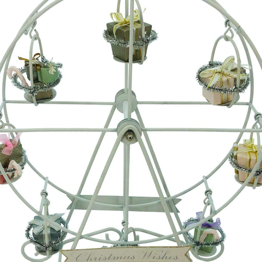 Holiday Romance * | Coupon 12 Christmas Present Tabletop Ferris Wheel By Ashland