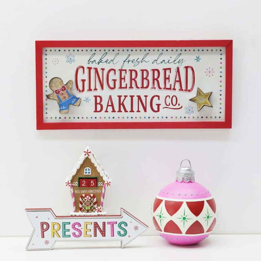 North Pole Journey * | Promo 8 Gingerbread House Countdown Decoration By Ashland