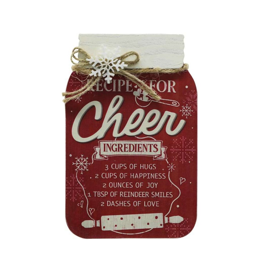 Christmas Cottage * | Brand New Assorted 8 Mason Jar Tabletop Accent By Ashland