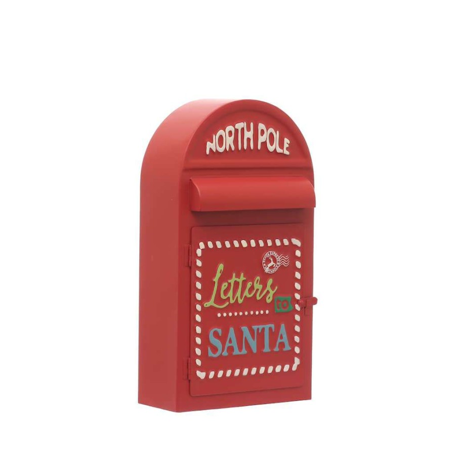 North Pole Journey * | Buy North Pole Mailbox Tabletop Decor By Ashland