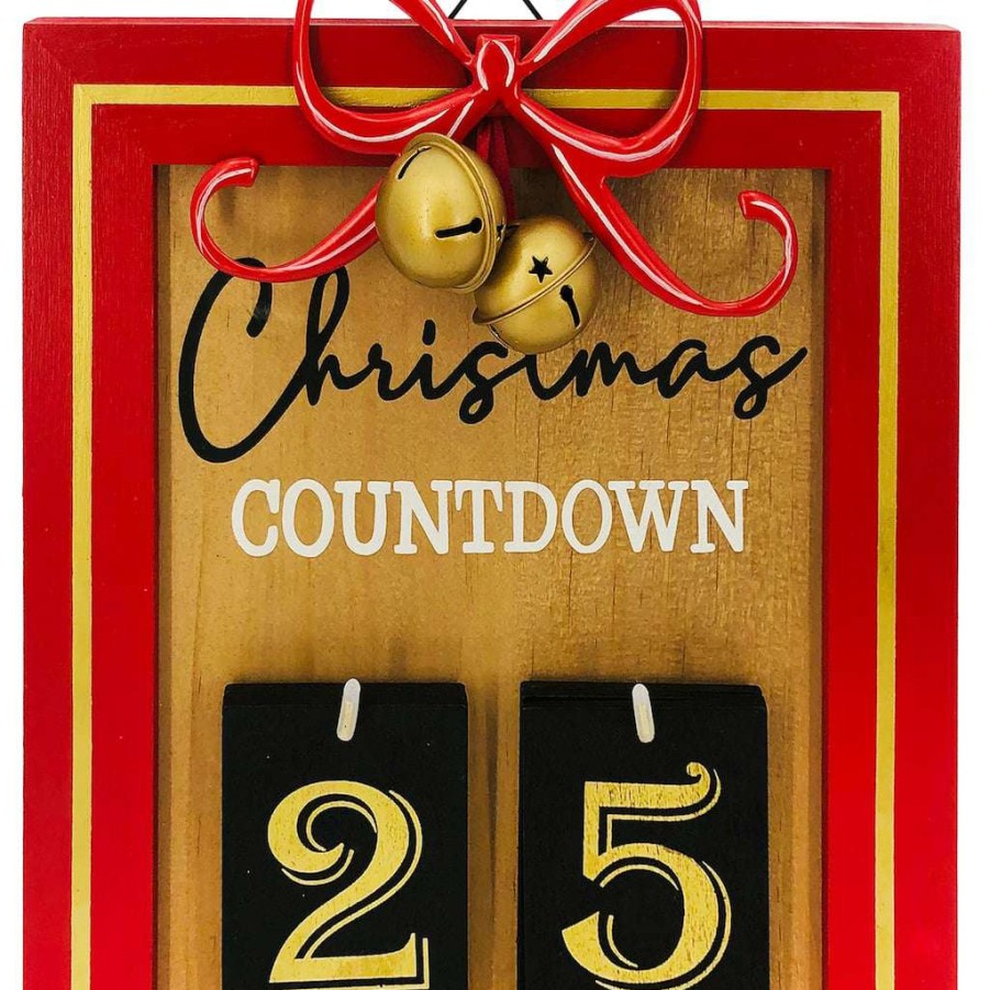 Mistletoe * | Hot Sale 14.25" Christmas Countdown Wall Decor By Ashland