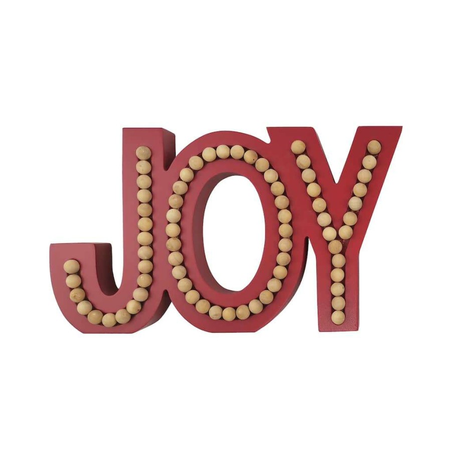 Christmas Cottage * | Discount Assorted 10 Joy Tabletop Sign By Ashland