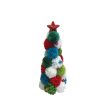 North Pole Journey * | Best Reviews Of 11.8 Multicolor Pom-Pom Tabletop Christmas Tree By Ashland