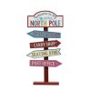 North Pole Journey * | Outlet 14 North Pole Tabletop Sign By Ashland