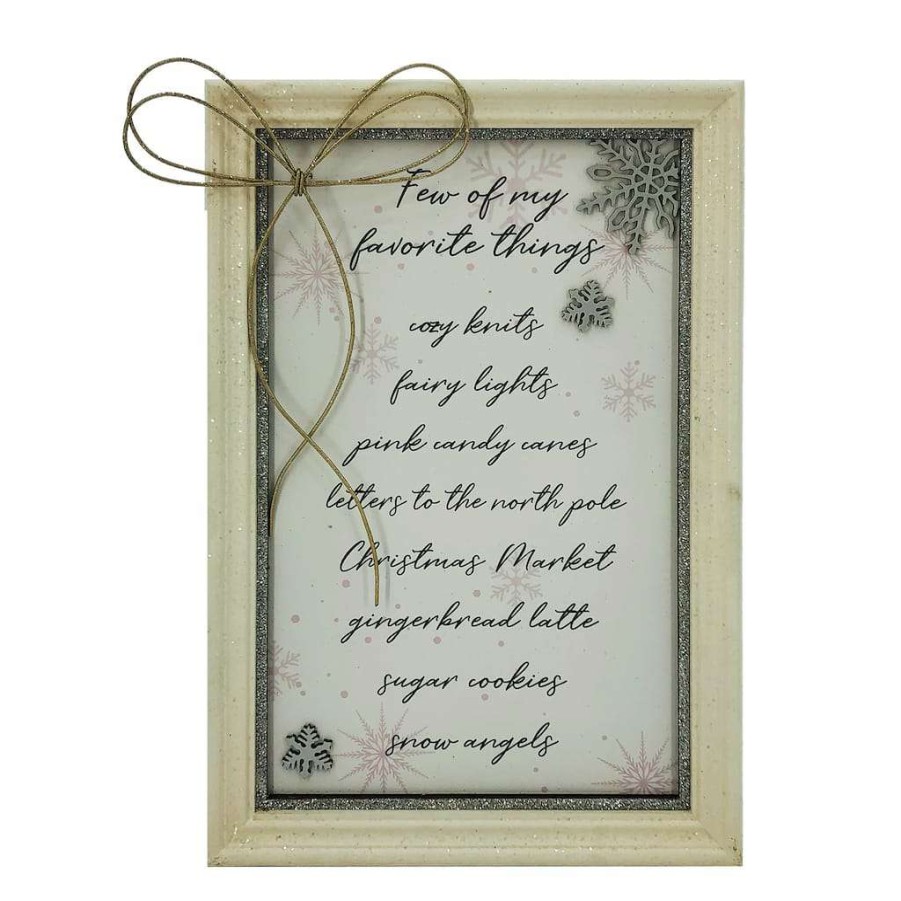 Holiday Romance * | Best Pirce Favorite Things Wall Sign By Ashland