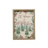 Christmas Cottage * | Discount Heaven & Nature Sing Wall Hanging By Ashland