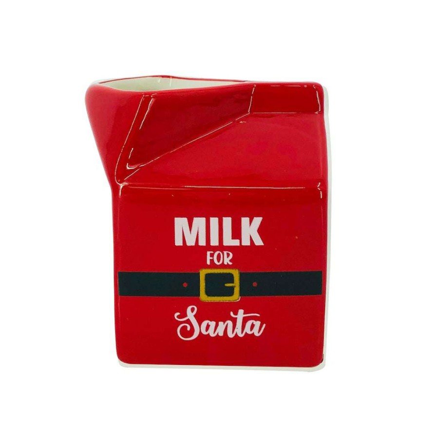 Mistletoe * | Best Pirce Assorted 3.5" Milk For Santa Tabletop Decor By Ashland