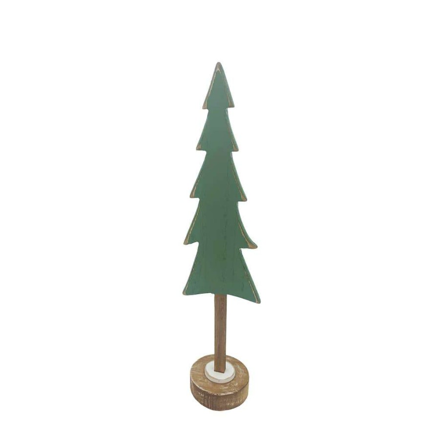 Christmas Cottage * | Discount Assorted Large Tabletop Wood Tree By Ashland