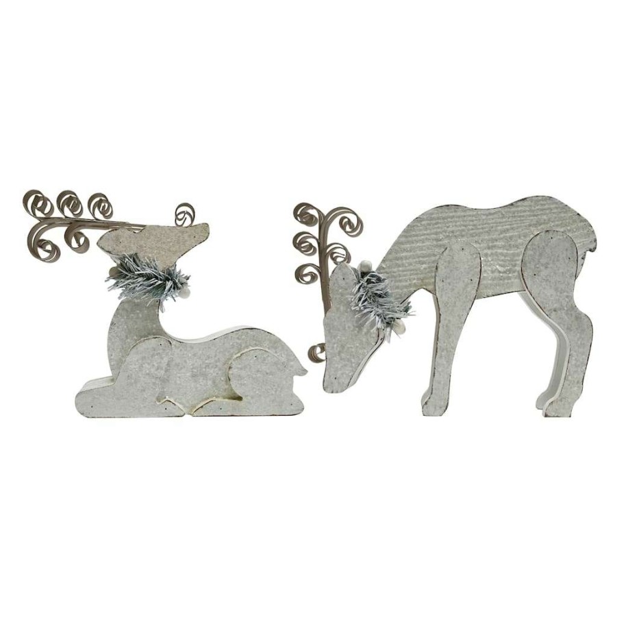 Holiday Romance * | Brand New Assorted 10.2 Deer Tabletop Decoration By Ashland