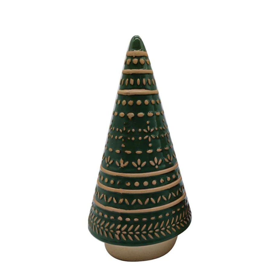 Christmas Cottage * | Buy Assorted 9 Decorative Ceramic Tree By Ashland