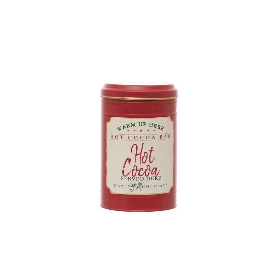 Christmas Cottage * | Best Pirce Assorted Red & White Tabletop Containers By Ashland