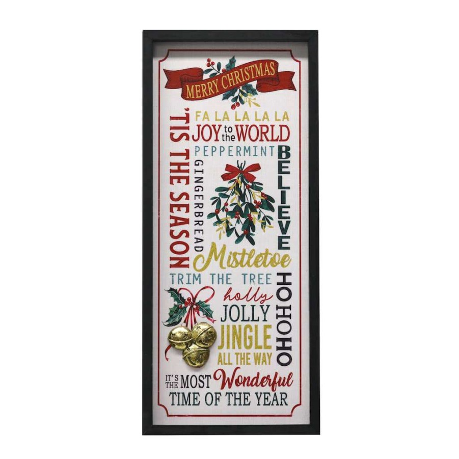 Mistletoe * | Flash Sale 23 Tis The Season Wall Sign By Ashland