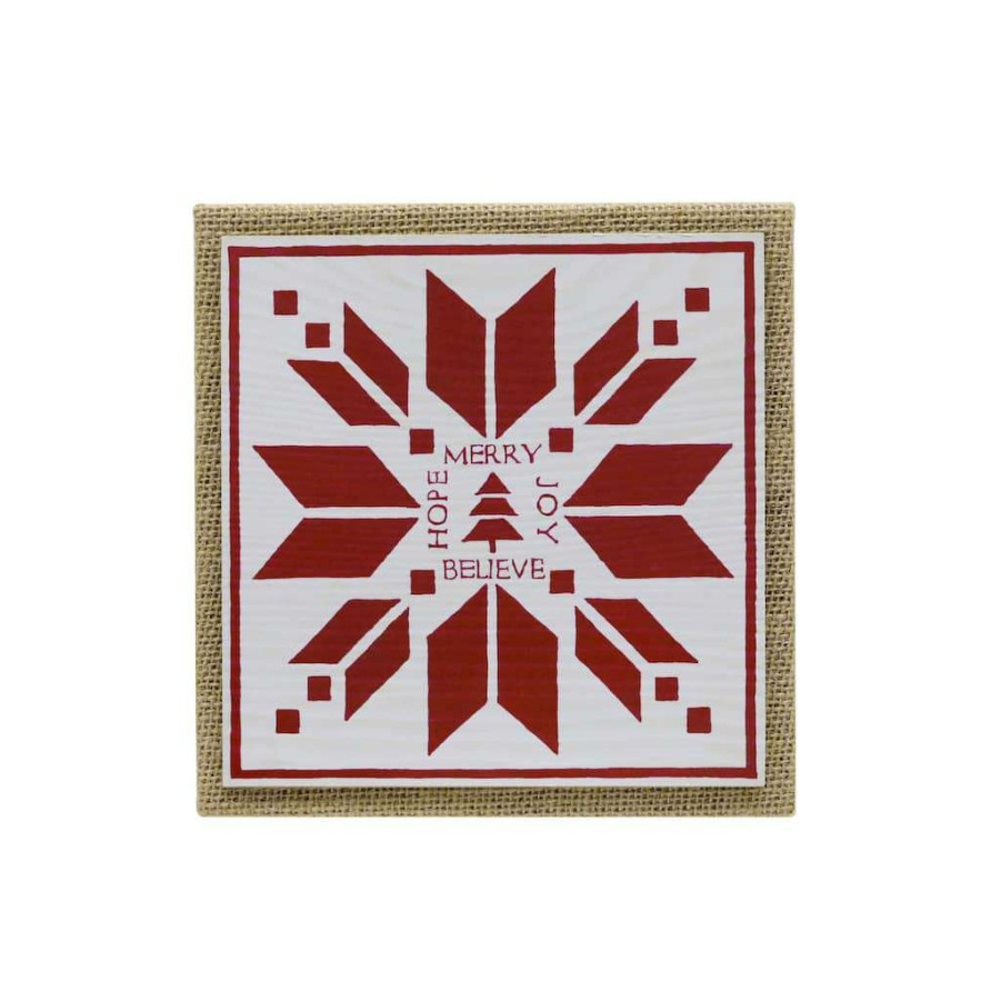 Christmas Cottage * | Best Reviews Of Assorted 7 Snowflake Tabletop Sign By Ashland