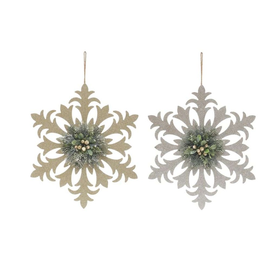 Holiday Romance * | Best Reviews Of Assorted Snowflake Wall Decor By Ashland