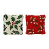 Mistletoe * | Cheapest Assorted 16" White/Red Mistletoe Pillow By Ashland