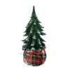 Mistletoe * | Deals 10" Medium Christmas Tree With Base Tabletop Decor By Ashland