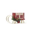 Christmas Cottage * | Cheap Christmas Tabletop Sleigh Countdown By Ashland