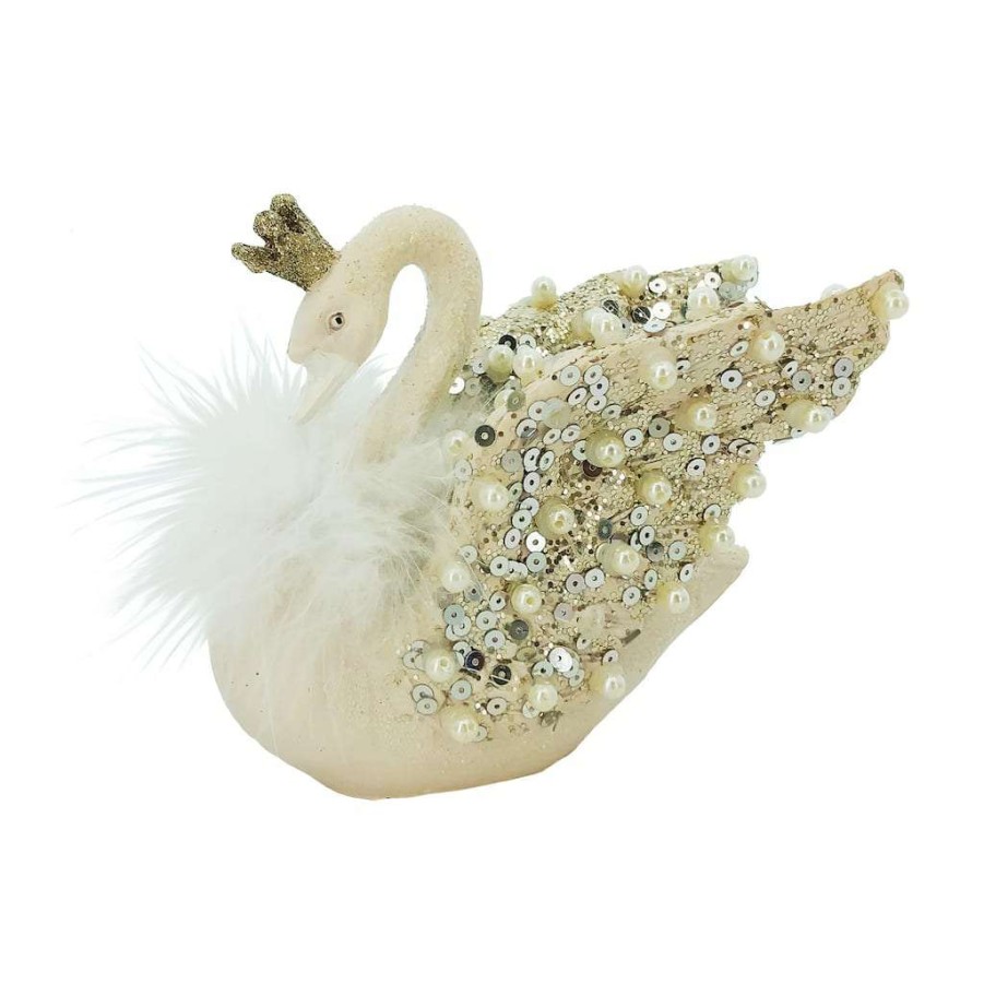 Holiday Romance * | Best Deal Assorted 5.5 Tabletop Swan By Ashland