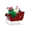 North Pole Journey * | Outlet 9.5 Santa On Sleigh Decoration By Ashland